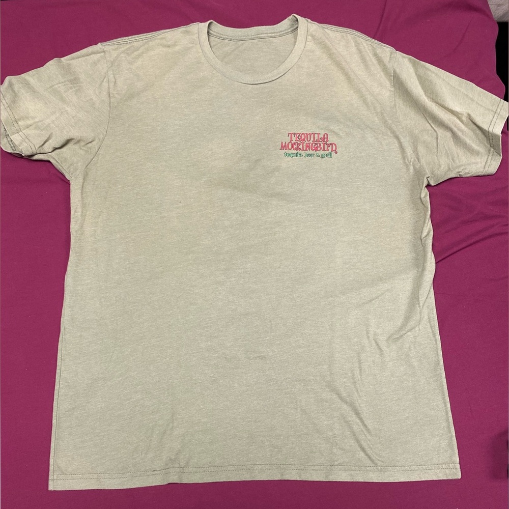Olive Green Tequila Mockingbird Graphic T-Shirt